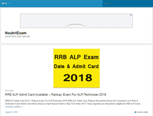 Tablet Screenshot of naukriexam.com